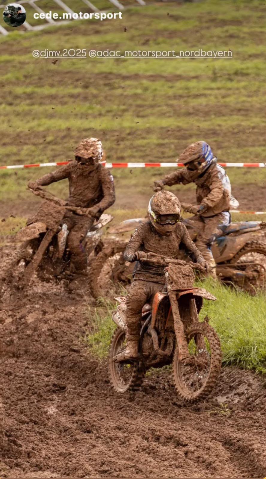 Nachwuchsfahrer der Kartgruppe des MC Ansbach